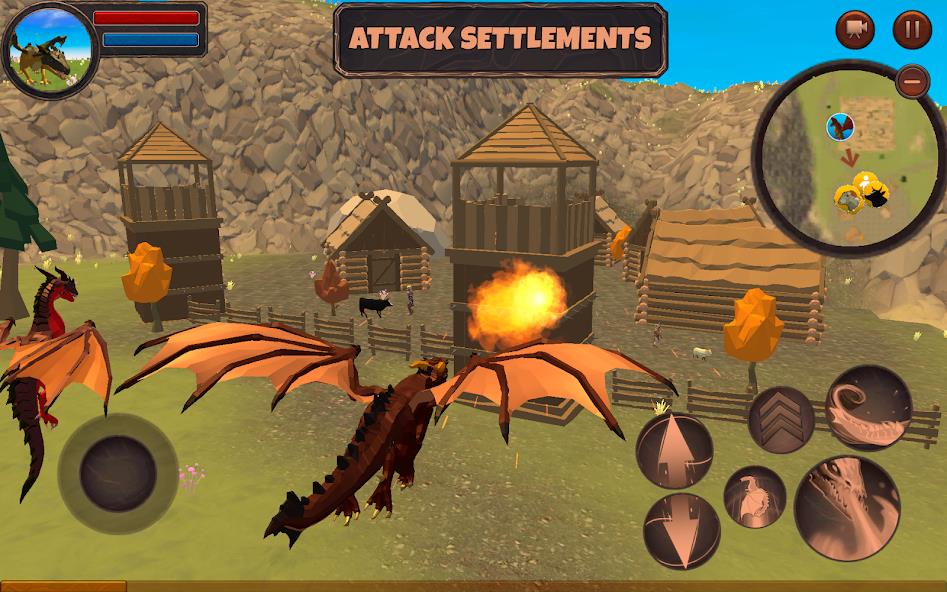 Dragon Simulator 3D Mod Capture d'écran 4