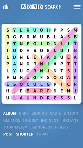 Word Search · Puzzles Capture d'écran 2