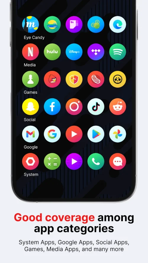 Hera Icon Pack: Circle Icons Скриншот 4