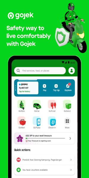 Gojek - Transportasi & Makanan应用截图第2张