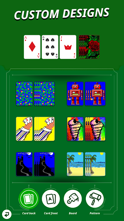 Solitaire - 3 in 1 Card games Скриншот 3