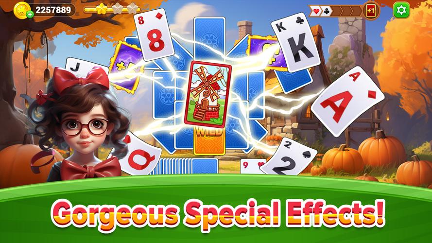TriPeaks Solitaire Flowers स्क्रीनशॉट 2