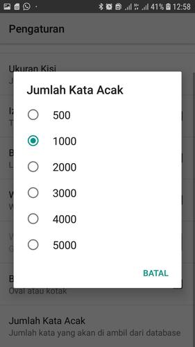 Cari Kata Indonesia Captura de tela 3