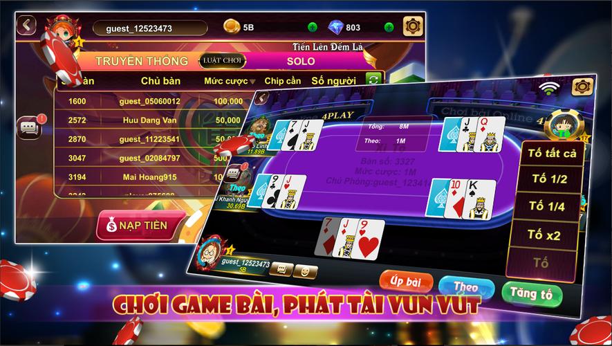 4Play - Xì Tố Xì Phé Online 스크린샷 2