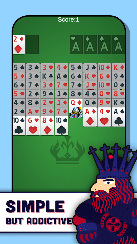 FreeCell Solitaire - Card Screenshot 3