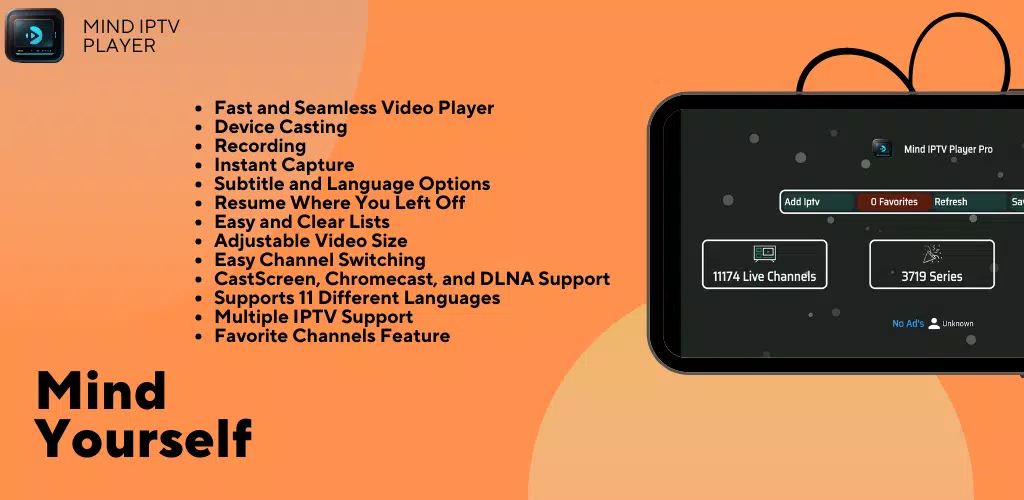 Mind IPTV Player Capture d'écran 2