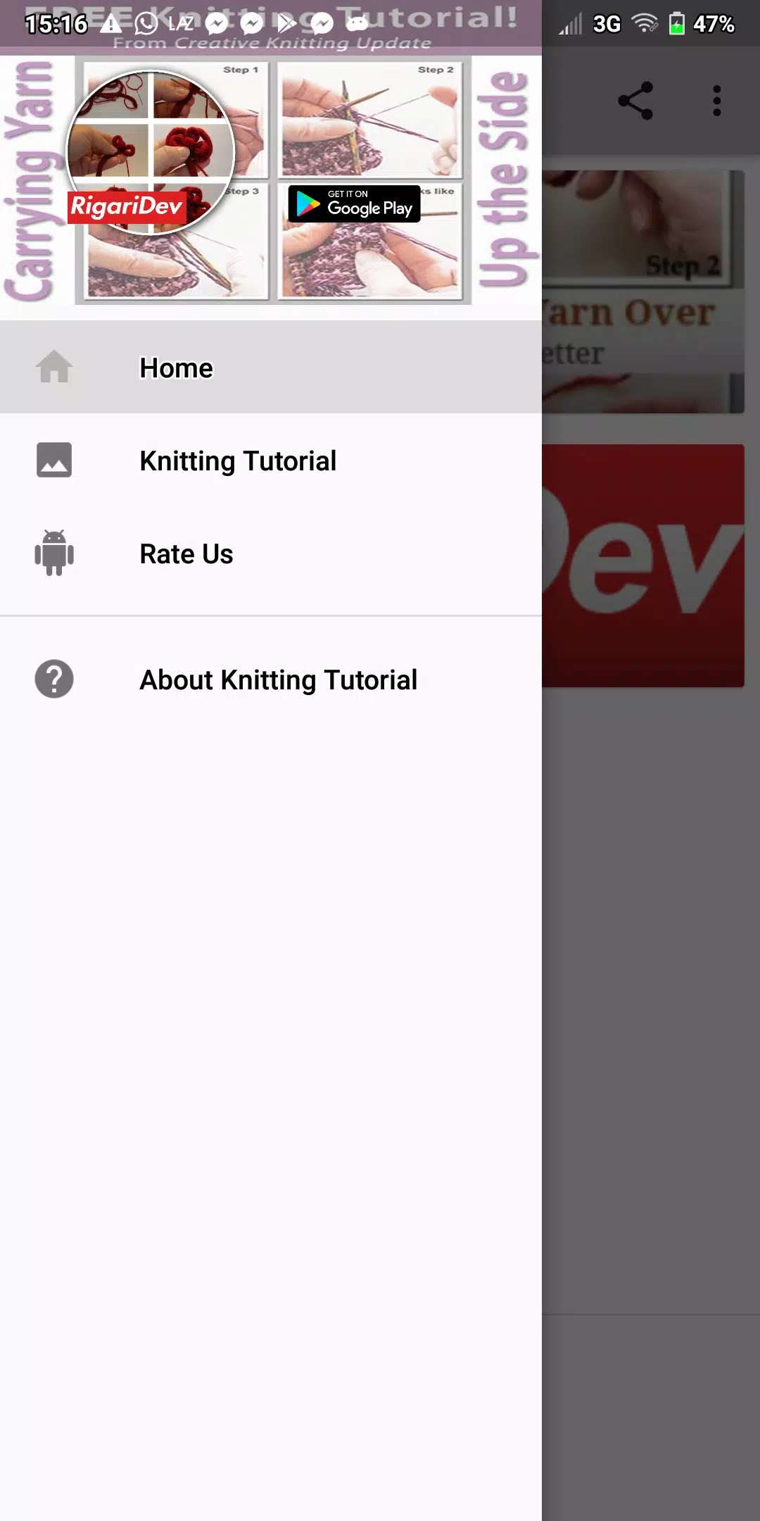 Knitting Tutorial应用截图第1张