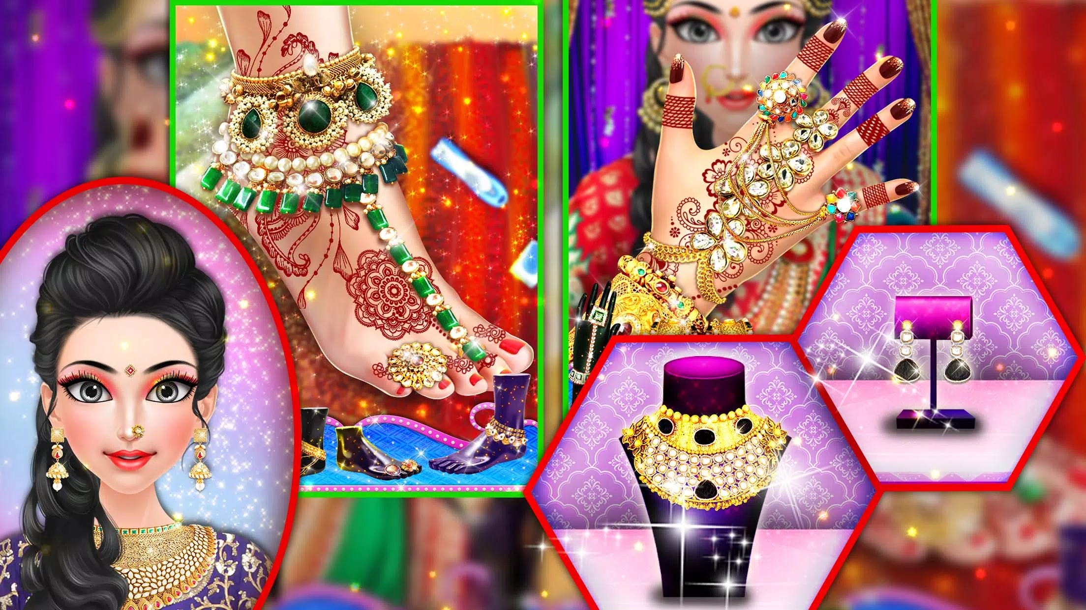 Wedding Fashion Makeup Dressup स्क्रीनशॉट 2