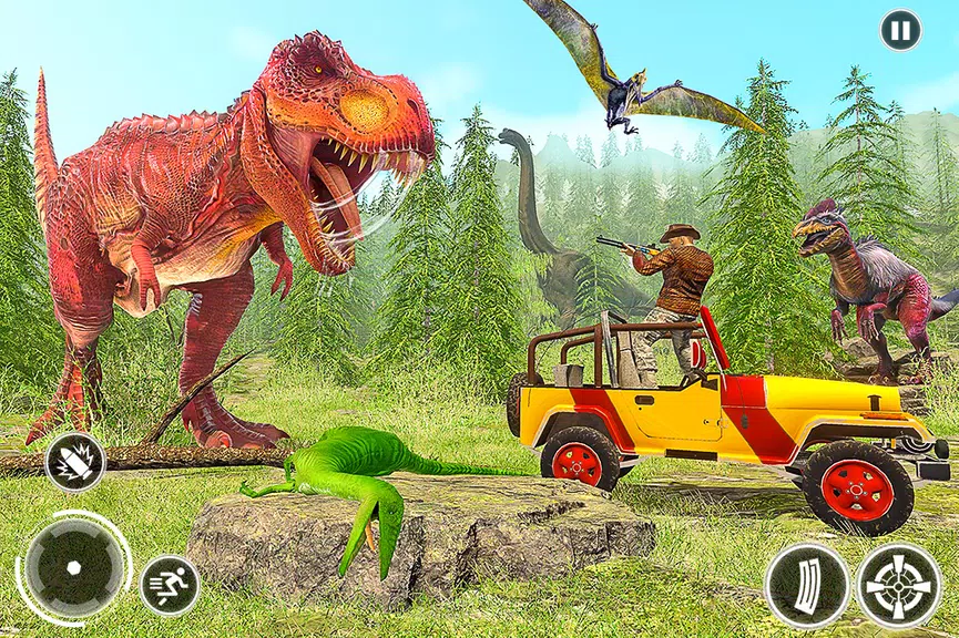 Super Dino Hunting Zoo Games應用截圖第4張