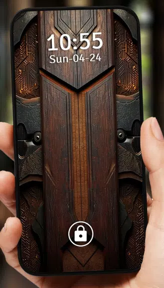 Vintage Door Lock Screen Capture d'écran 4