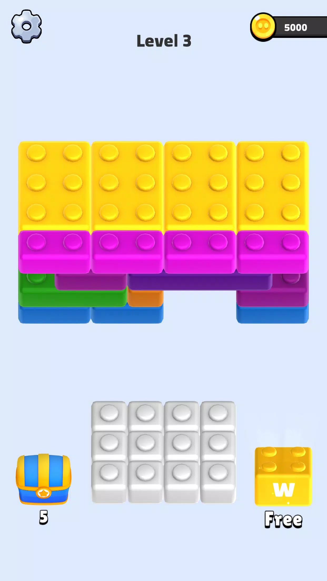 Brick Tripeaks Screenshot 1