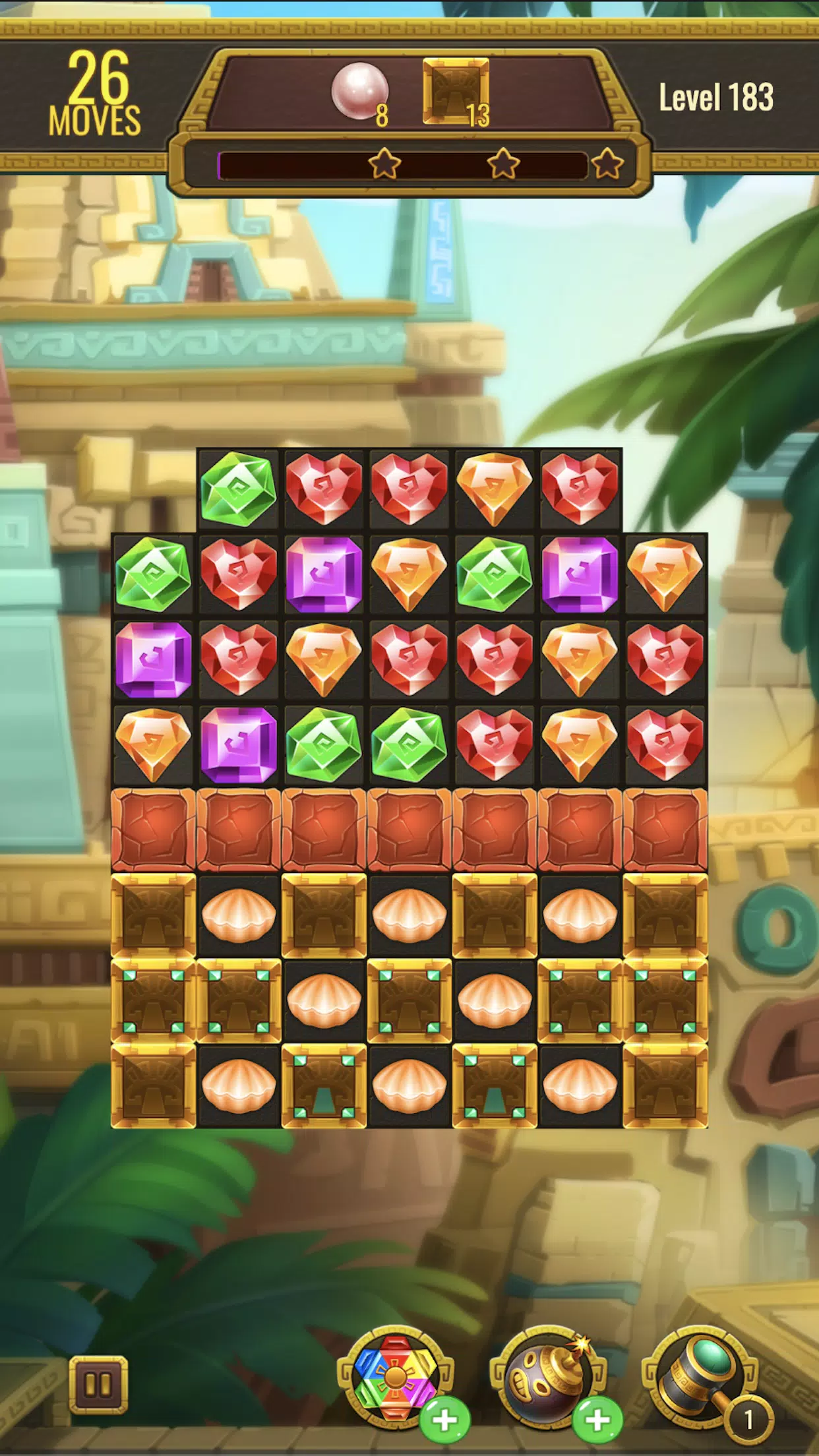 Jewels Maya Quest: Gem Match 3 스크린샷 4