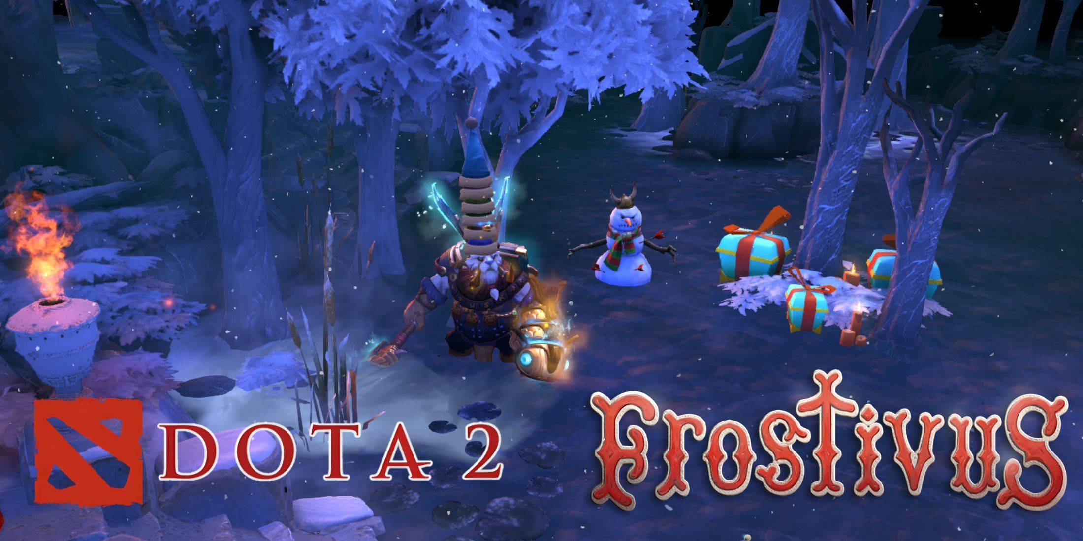 フェスティブ チアをアンロック: Dota 2 の Frostivus のバウンティ