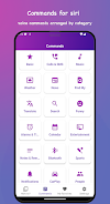 Commands for Siri voice app. Screenshot 3
