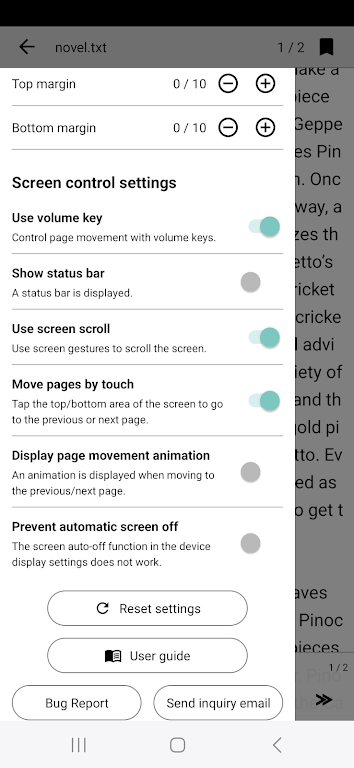 Readbook - Text Viewer スクリーンショット 3