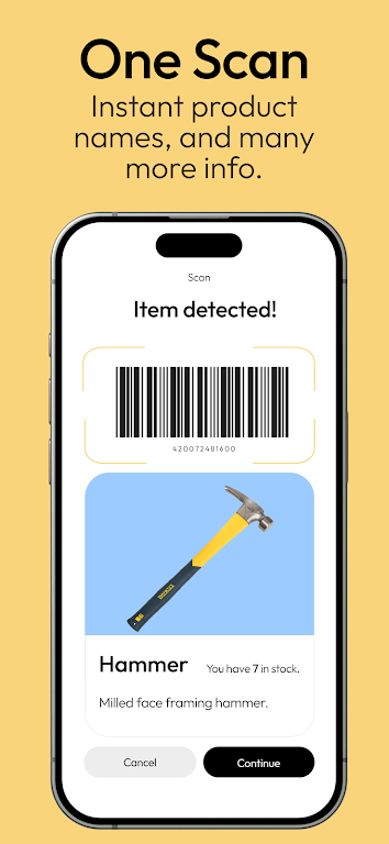 Amoa: easy scanner & inventory スクリーンショット 1