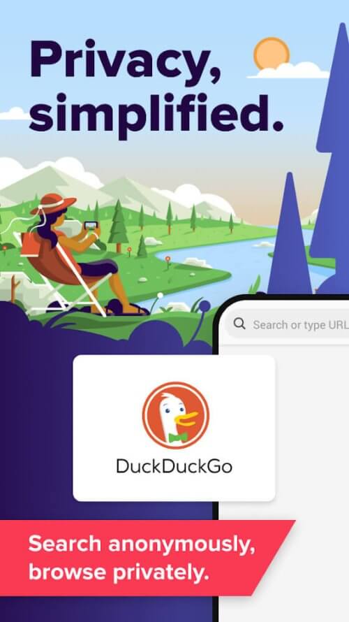 DuckDuckGo Private Browser Captura de pantalla 1