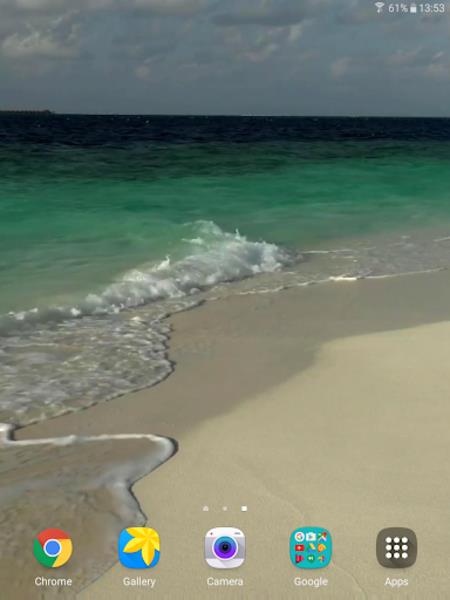 Tropical Beach Live Wallpaper 스크린샷 4