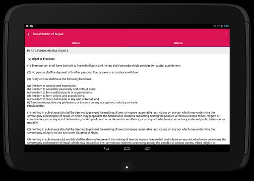 Constitution of Nepal Captura de tela 4