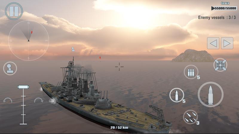 Warship War :Navy Fleet Combat Captura de tela 2