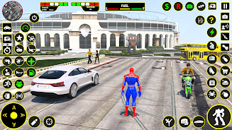 Spider Robot Hero Car Games Captura de tela 2