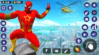 Miami Spider Rope:Superhero 3D スクリーンショット 3