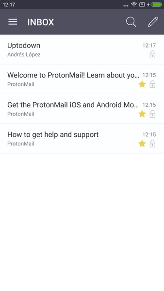 Proton Mail: Encrypted Email スクリーンショット 4