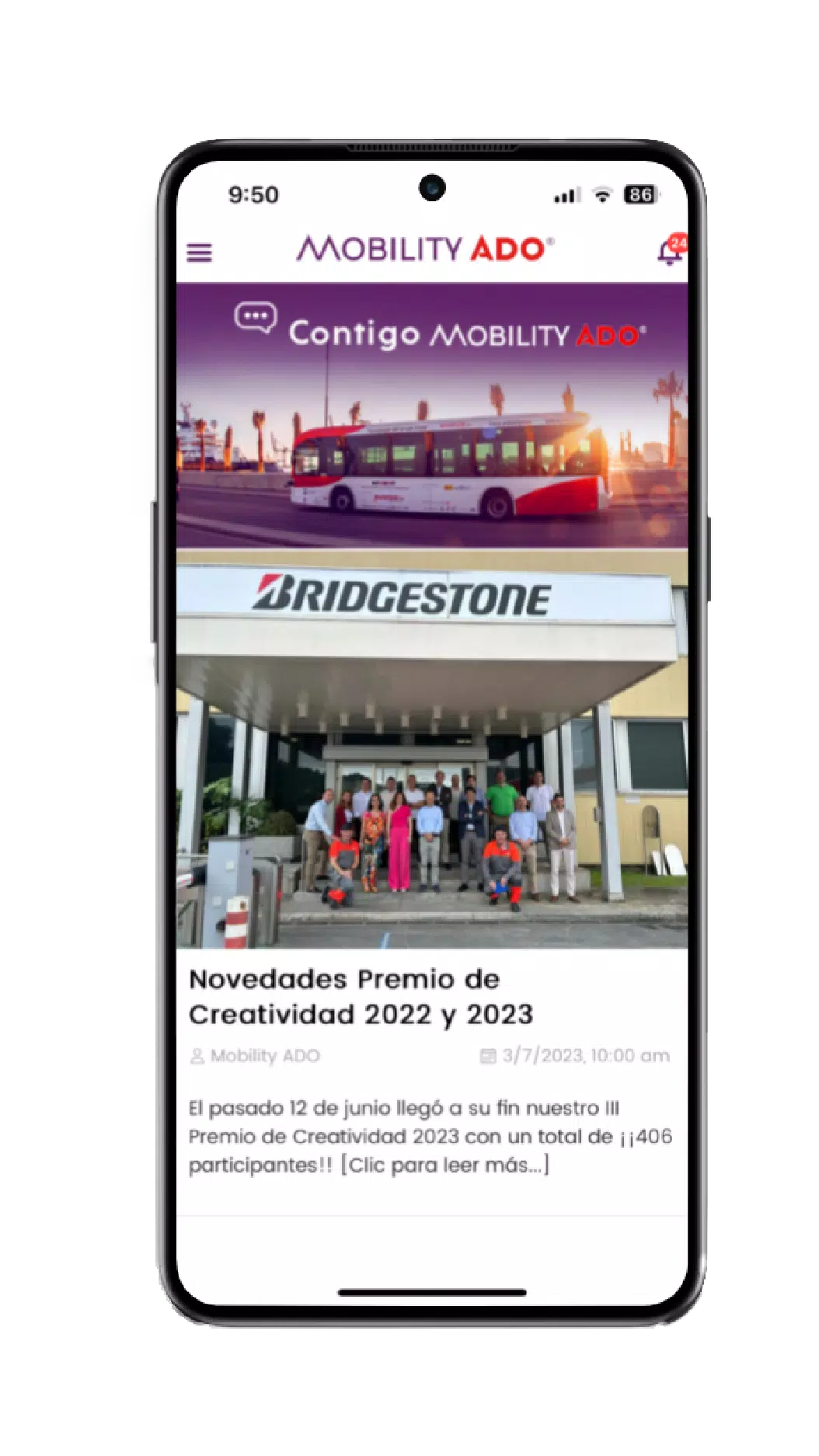 MobilityADO ConectADOs 2.0 Captura de pantalla 2
