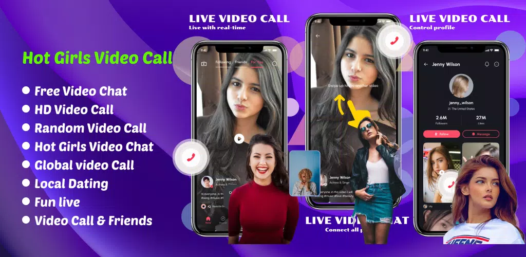 Sexy Video Call & Chat Random स्क्रीनशॉट 1