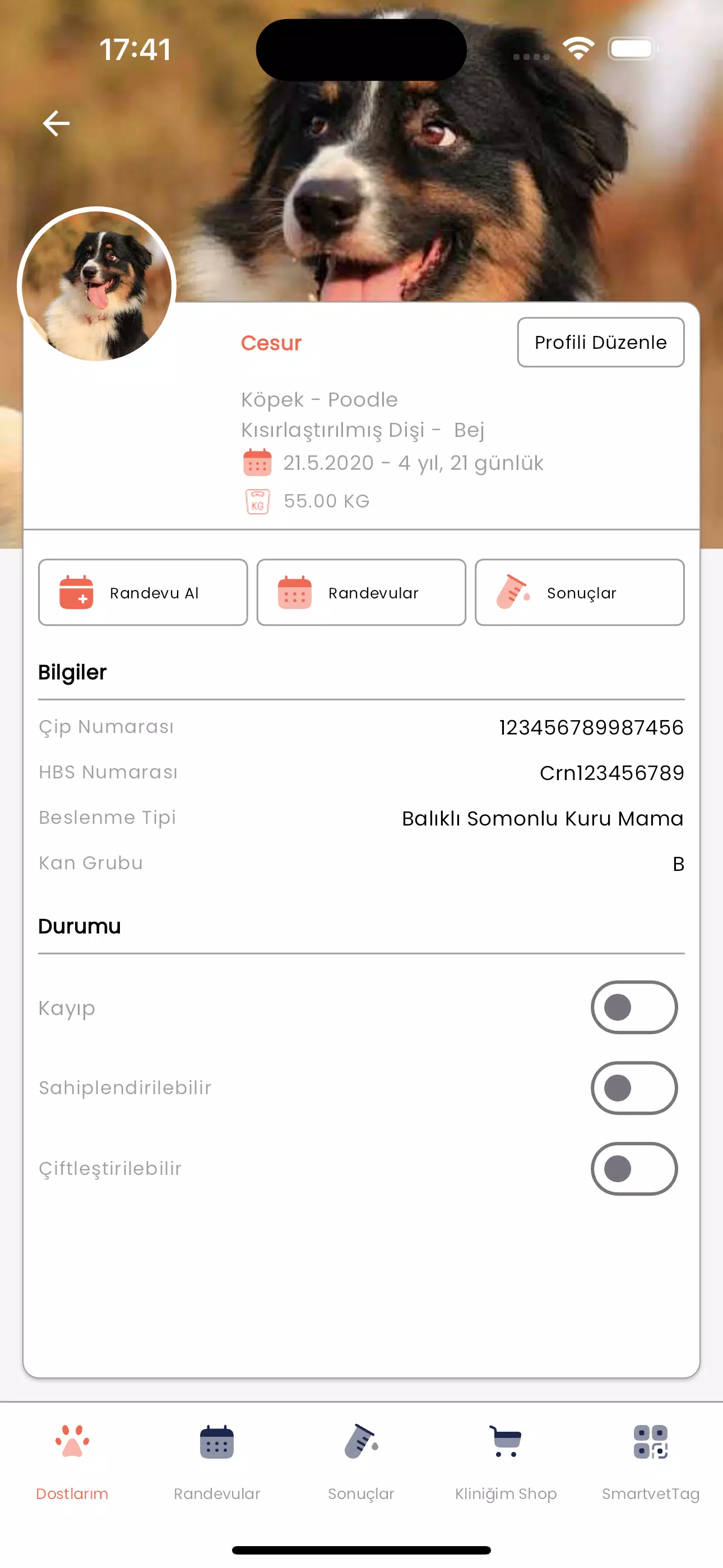 SmartVET Screenshot 2