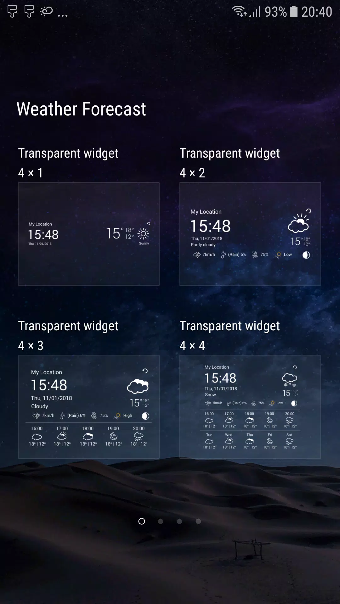 Weather Forecast Captura de tela 4