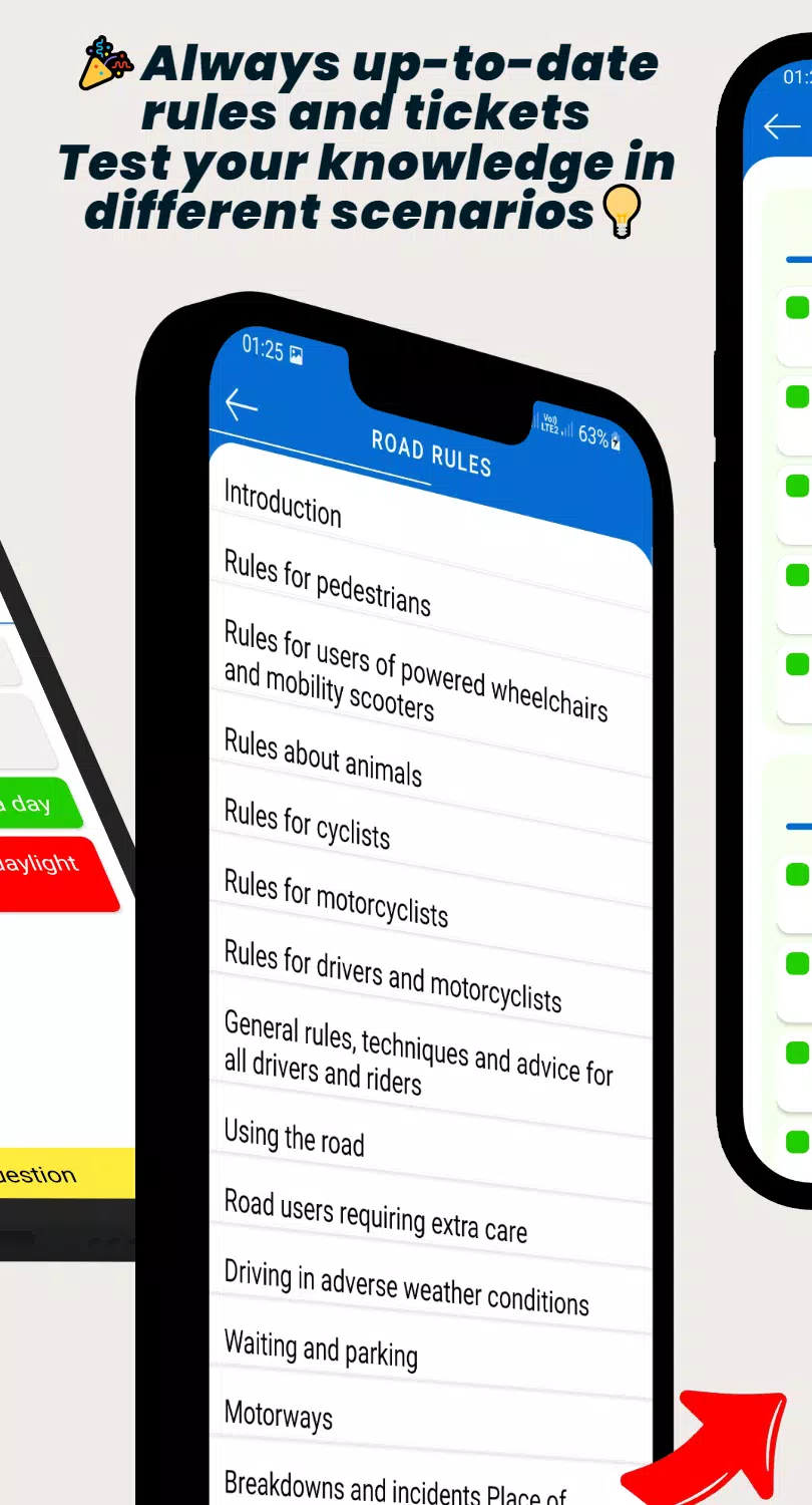 AVTO TEST - Traffic Rules 2025 스크린샷 3