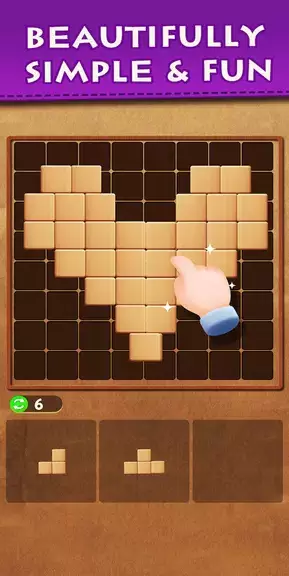 Wood Block Puzzle Classic Game Captura de tela 4