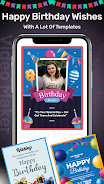 Happy birthday video maker Captura de pantalla 2