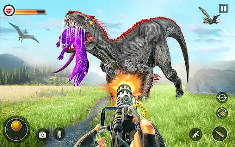 Dino Hunter Sniper 3d: Dinosaur Free FPS Shooting Captura de pantalla 3