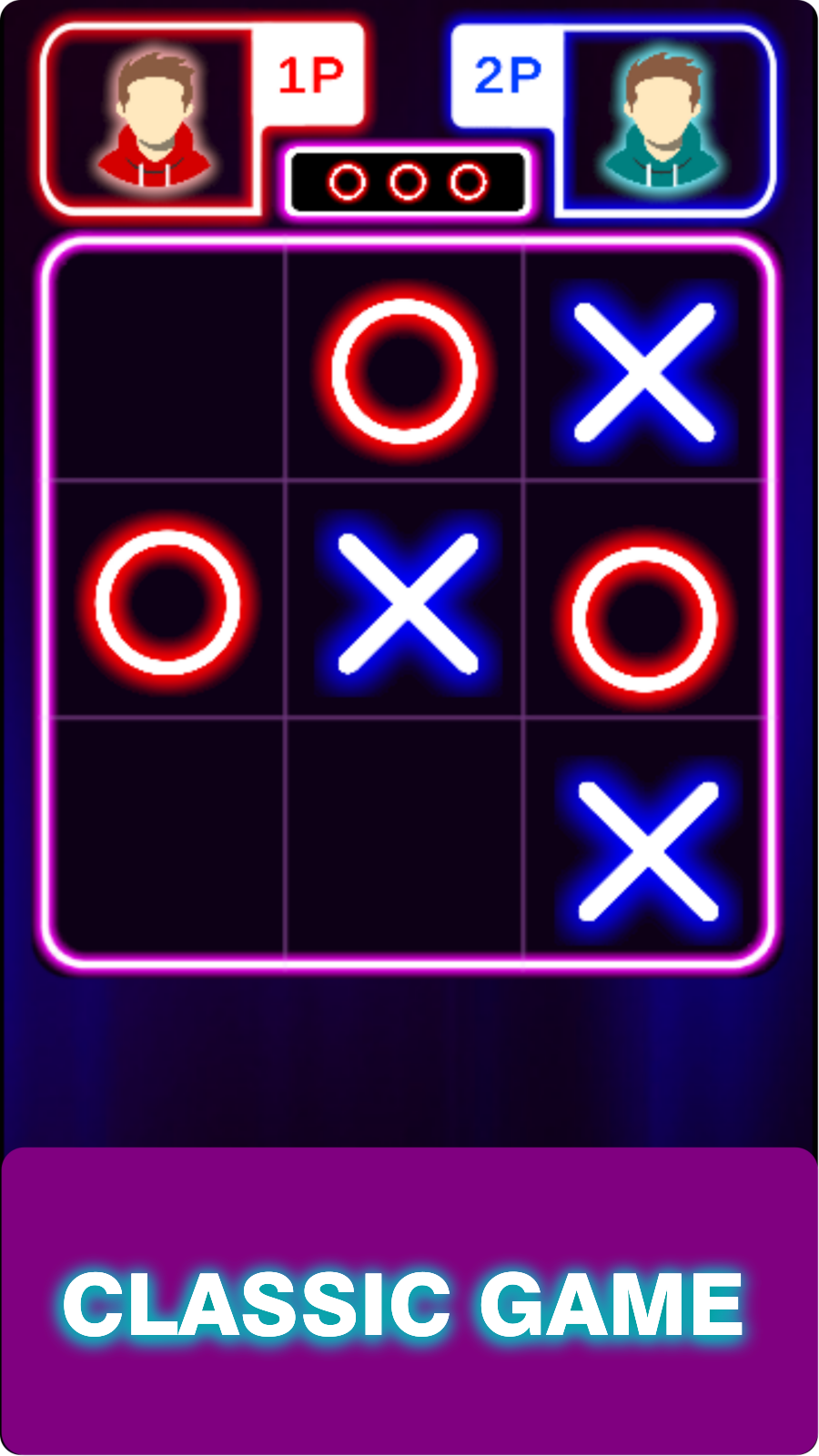 Tic Tac Toe Home : 2 Player XO Captura de pantalla 2