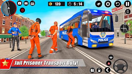 Police Bus Simulator Bus Games Captura de tela 2