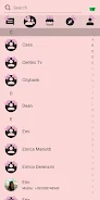 SMS Theme Ribbon Pink messages Captura de tela 4