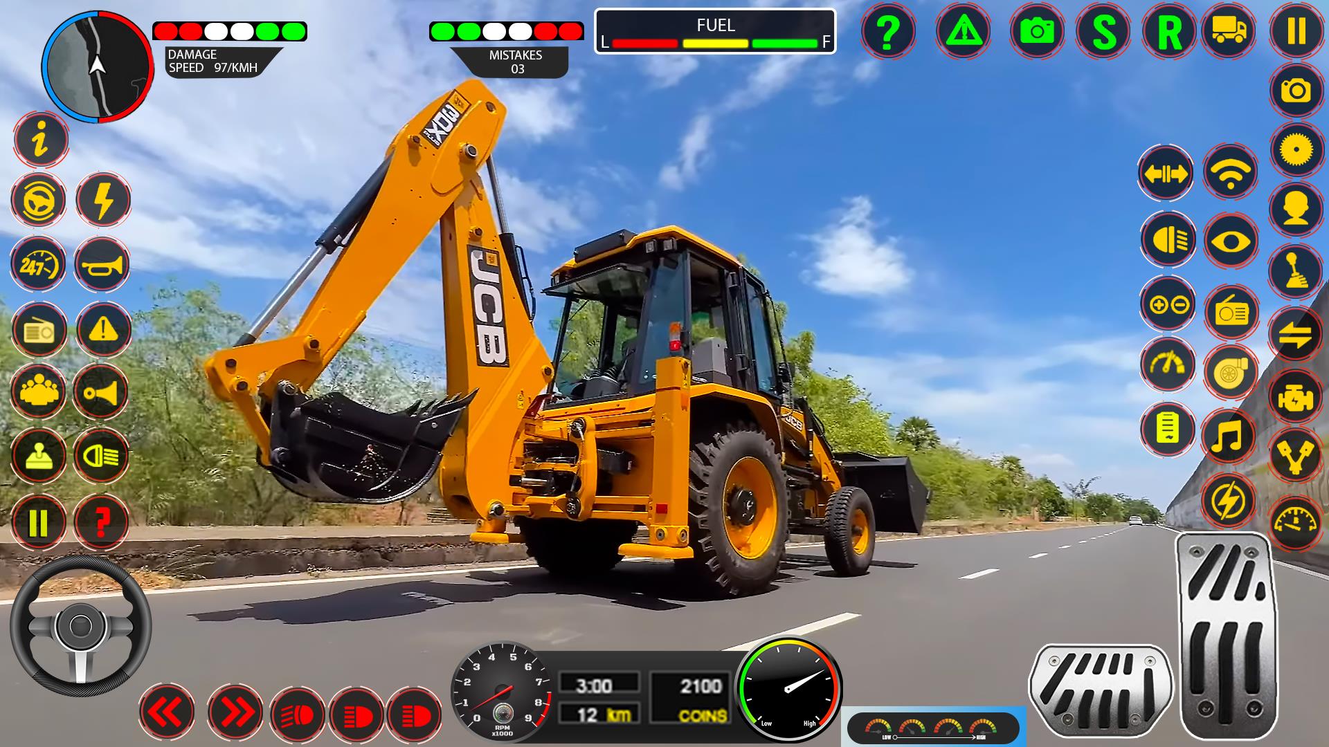 JCB Construction Excavator Sim Capture d'écran 3