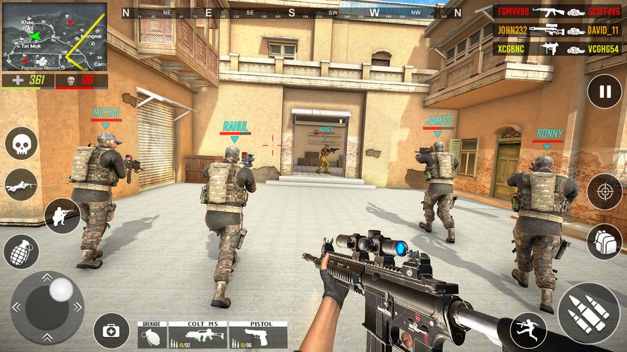 FPS Shooting game 3d gun game 스크린샷 2