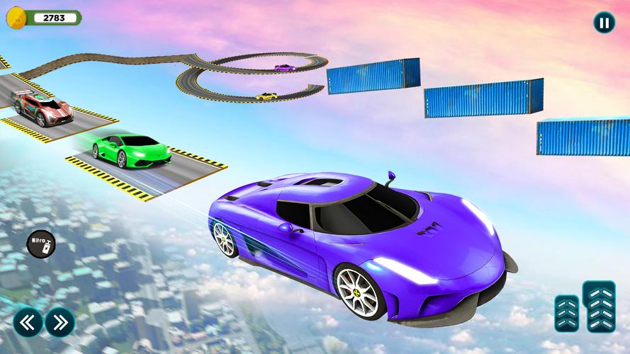 Stunt Car Race Simulator Games 스크린샷 2