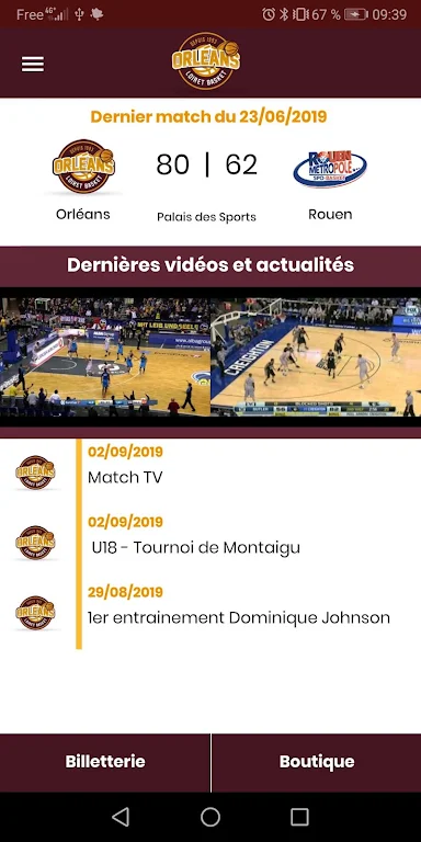 Orléans Loiret Basket - OLB スクリーンショット 2