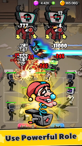 Battle Warriors: Strategy Game Mod 스크린샷 2