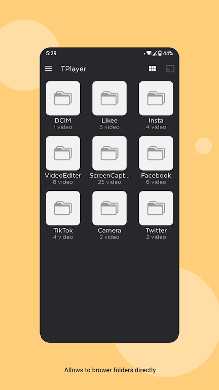TPlayer - All Format Video Captura de pantalla 2
