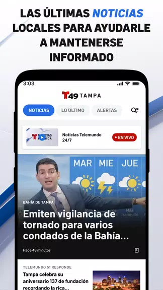Telemundo 49: Tampa Noticias Captura de pantalla 1