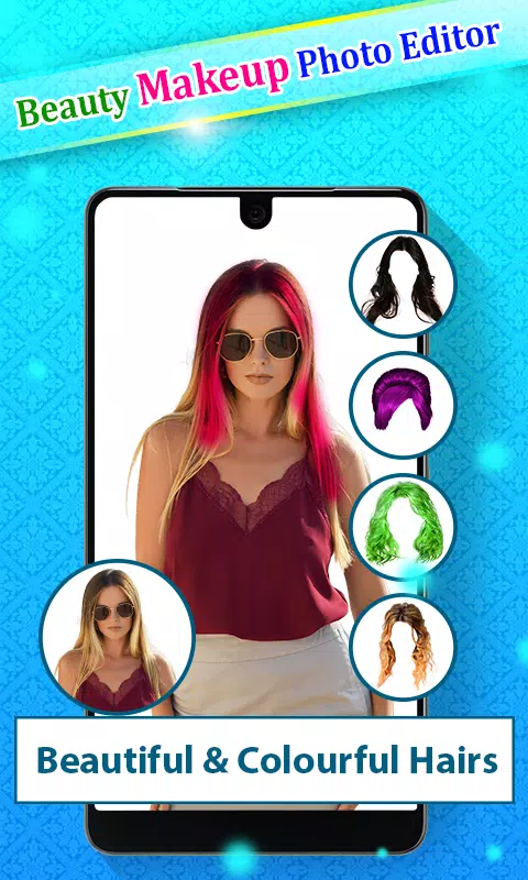 Girls Beauty Makeup Editor Capture d'écran 3