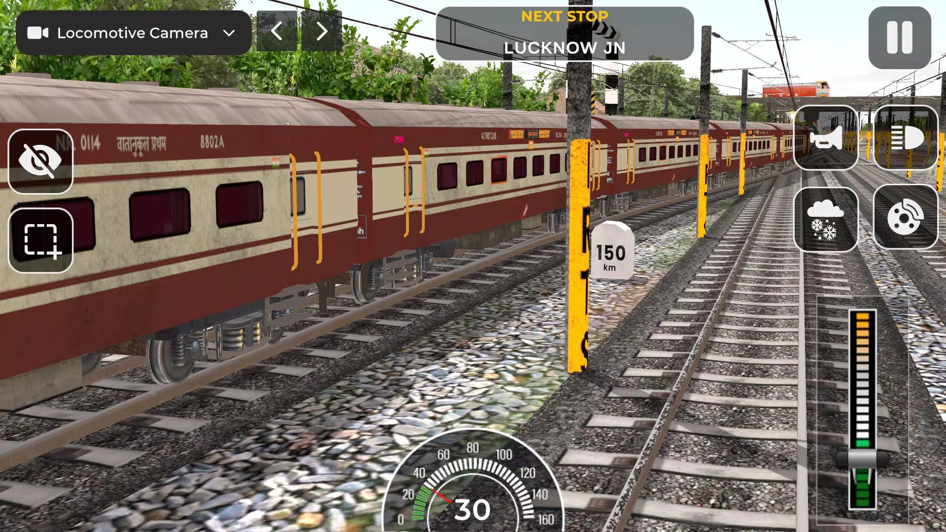 Indian Railway Train Simulator 스크린샷 3