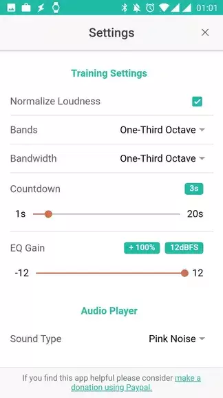 Audio Training EQ and Feedback スクリーンショット 2