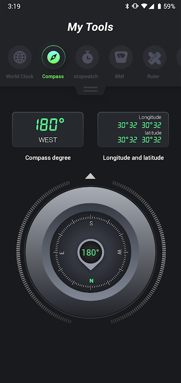 My Tool - Compass, Timer & VPN应用截图第3张