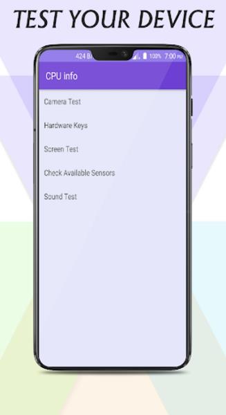 CPU-Z : Device & System info for Android™ Capture d'écran 3